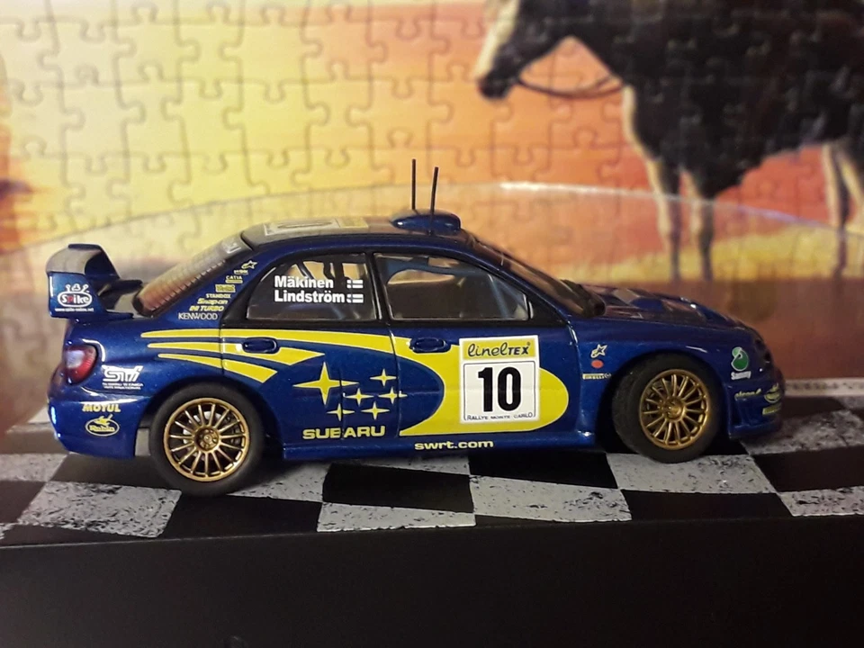autoart art.60291 subaru impreza wrc rally montecarlo 2002 T.MAKINEN 1:43 - Immagine 3 di 4