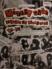 MOTLEY CRUE GUITAR TAB / GUITAR TABLATURE / DECADE OF DECADENCE / SONGBOOK