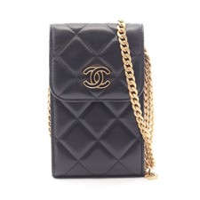 Chanel Matelasse phone case shoulder Bag lambskin sheep leather AP2636 r0 0831