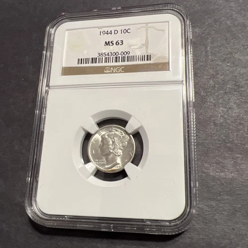 1944-D NGC MS63 Mercury Silver Dime
