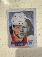 2025-26 Upper Deck Series 1 Moritz Seider UD Portraits P-19 Detroit Red Wings