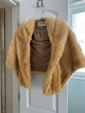 vintage mink fur stole wrap