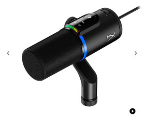 NEW CLOSED BOX - HyperX FlipCast - USB/XLR Microphone dynamique avec XLR câble