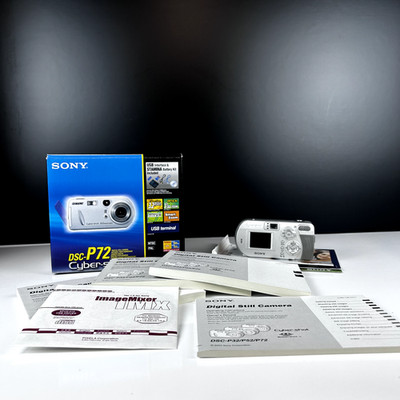 Sony Cyber-shot DSC-P72 | Silber Digicam Y2K Kamera | OVP - Geprüft 