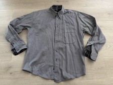 Burberry London Men's Long Sleeve Button-Up Shirt Made In USA Sz Medium M