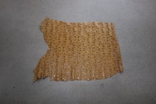 Scrap Embossed Floral Leather CowHide Brown Leathercraft DIY Projects 3989