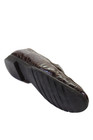 Salvatore Ferragamo Womens Embossed Animal Print Loafers Dark Brown Size 8.5 — photo 4