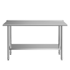 Uimoso Commercial Stainless Steel Kitchen Prep Table, 24x60 Inch