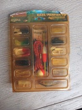 Vintage Laker Bass/Panfish Fishing Kit with Bobber and Assorted Lures