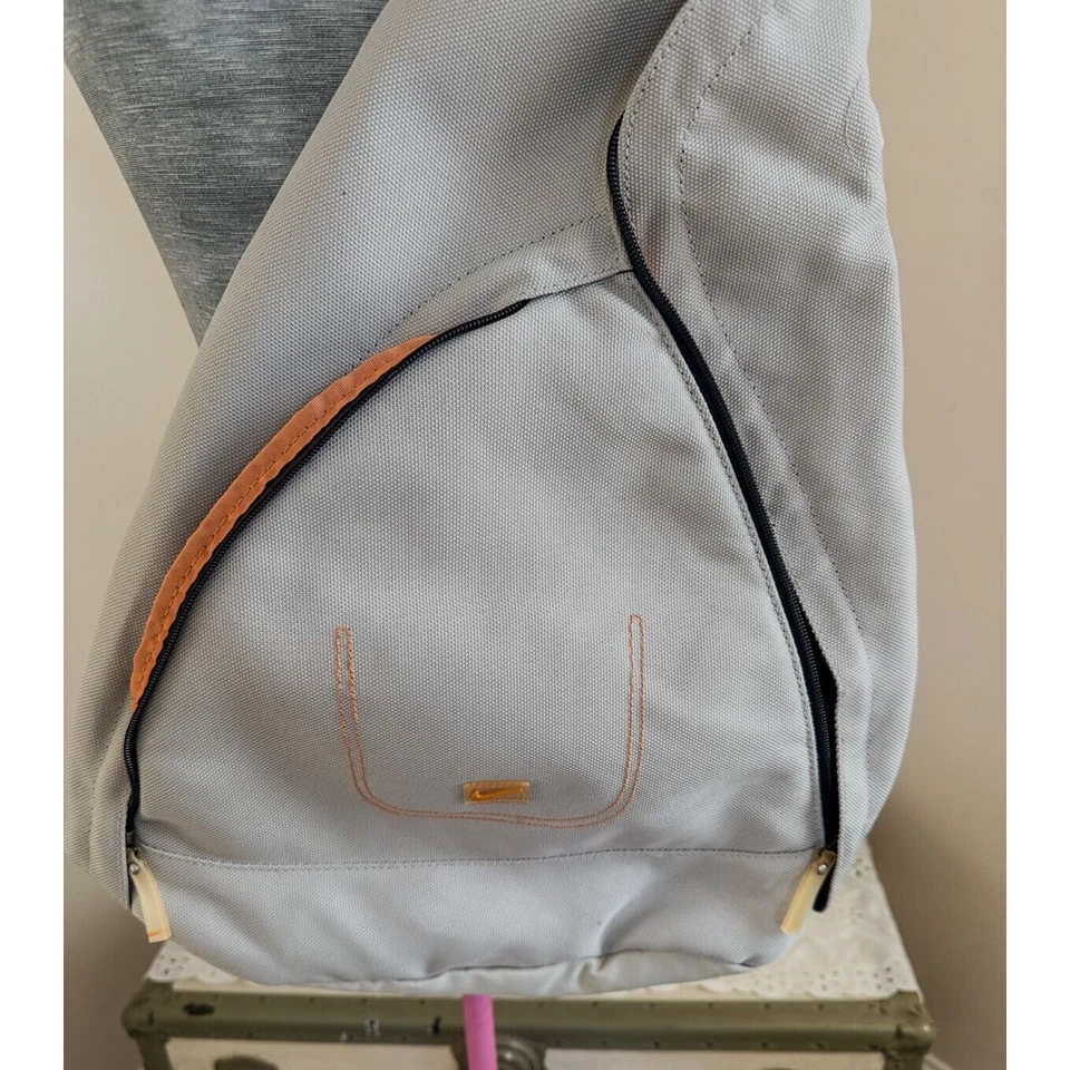 Bandolera vintage NIKE Y2K bandolera RARA beige naranja Foto 2 de 4