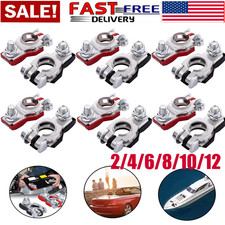 New Battery Terminal Connector Top Post Positive Negative Heavy Duty Universal