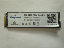 Rayson 512GB NVMe Gen 3 M.2 2280 NVMe SSD R/W 3500/3000MB/s RS512GSSD510