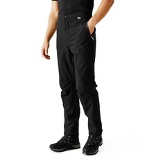 Pantalones cortos elásticos impermeables para caminar senderismo Regatta para hombre - negros