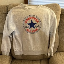 Converse Chuck Taylor All Star Sweatshirt Gray Youth 13-15 Years