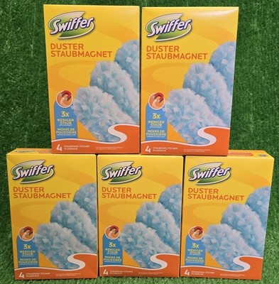 5 x4 SWIFFER STAUBMAGNET Nachfülltücher (20 Staubtücher) Möbelpflege Versand0 