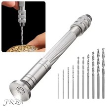 Mini Hand Drill 0.8-3.0mm Pin Vice Twist Drill Watch Repair Woodworking