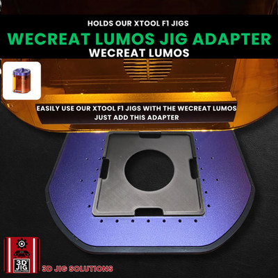 WeCreat Lumos Adapter for Our xTool F1 Jigs | Laser Engraving Fixture