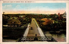 PC3884 NJ New Jersey Sea Bright Rumson Road View Monmouth County Postcard