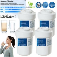 4Pack Fit for GE SmartWater MWF MWFP GWF HWF 46-9991 Refrigerator Water Filter
