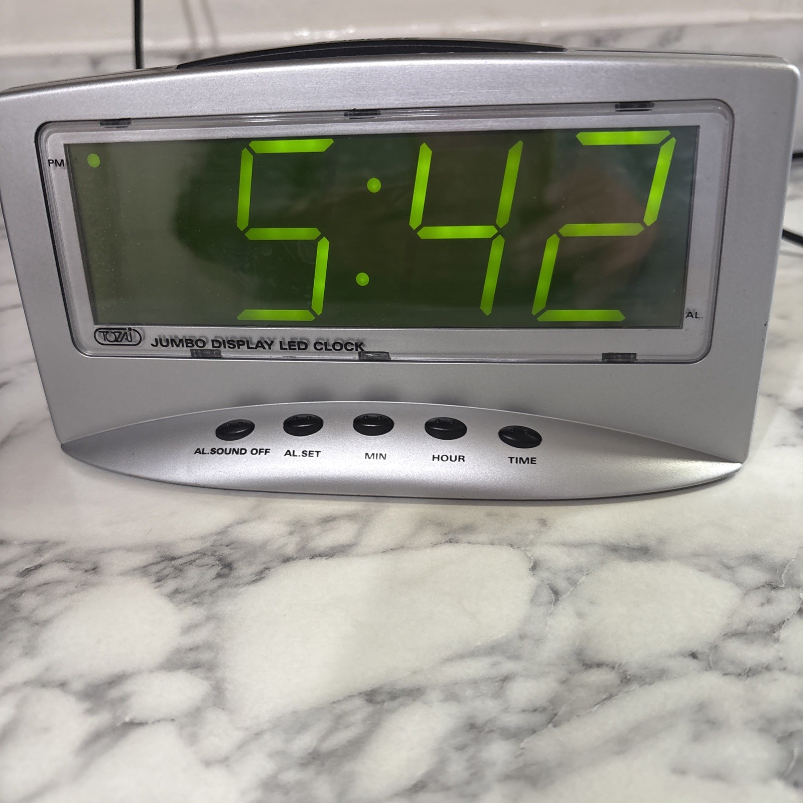 Jumbo Display Led Clock And Alarm