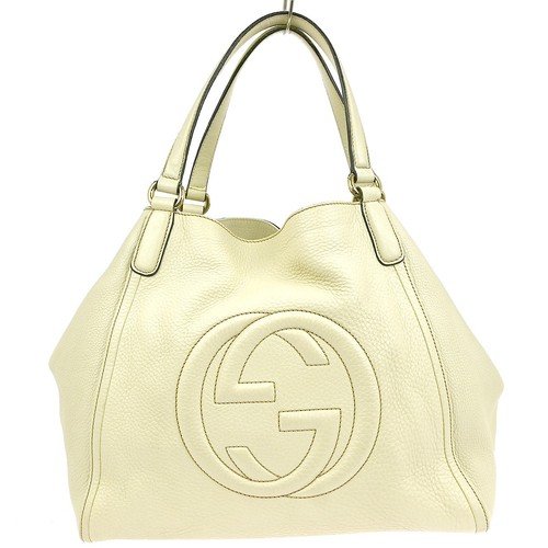 Deal12 Gucci Ivory Soho Handbag 282309 467891 NQ03678