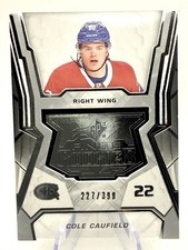 2021-22 SPx Finite Rookies Cole Caufield /399 #F-2 Montreal Canadiens