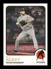 2022 Topps Heritage #525 A.J. Alexy Texas Rangers