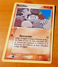 POKEMON CREATEURS DE LEGENDES CARD BLOC EX CARTE Racaillou 53/92 FR ** 2006