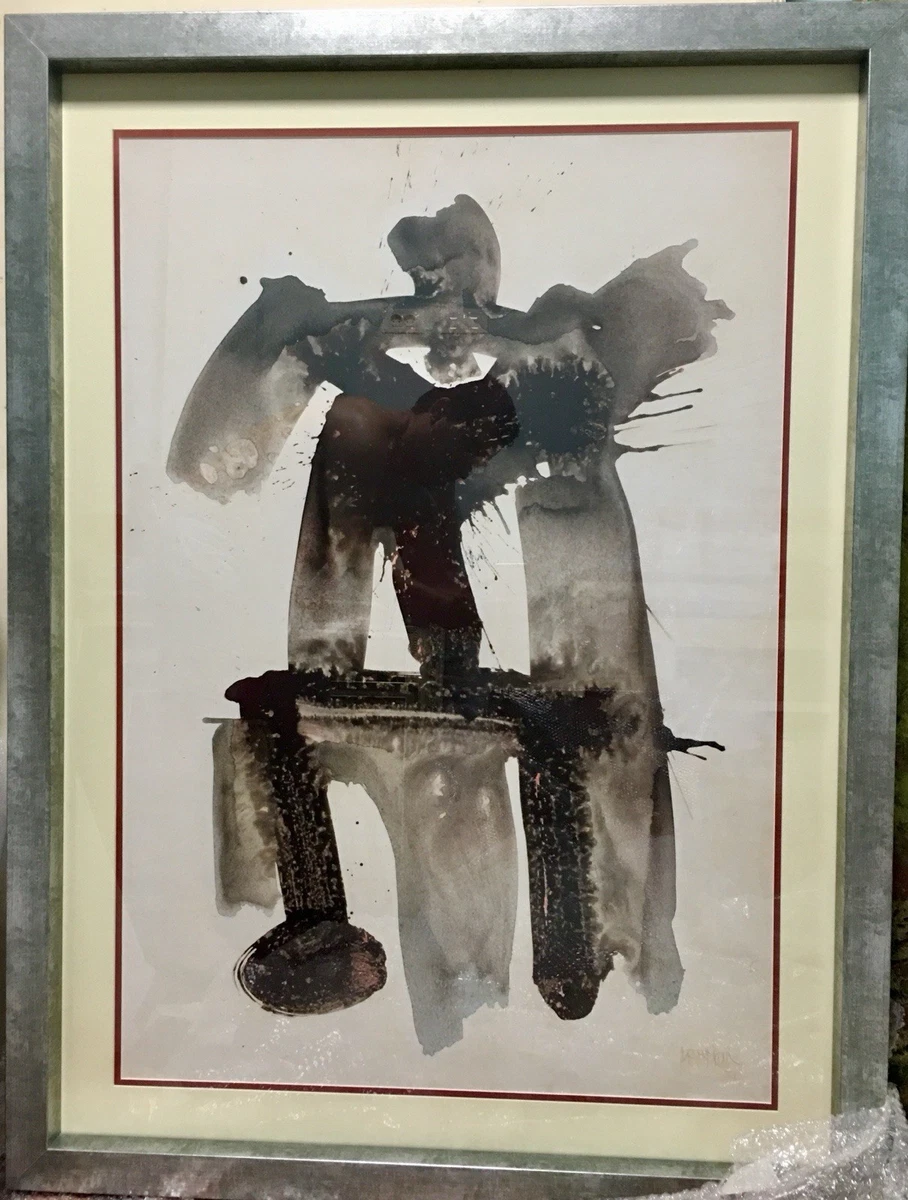 Cesar Manrique 1989. 100x70 cm. Vulcanología. Lanzarote.