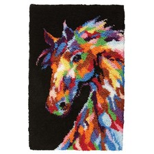 Herrschners&reg; Painted Horse Latch Hook Kit