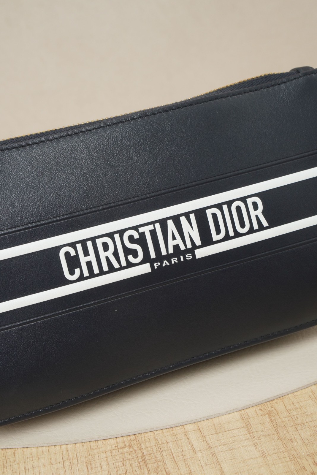 Dior Shoulder Bag Blue Calfskin/Strap Dustbag thumbnail 14