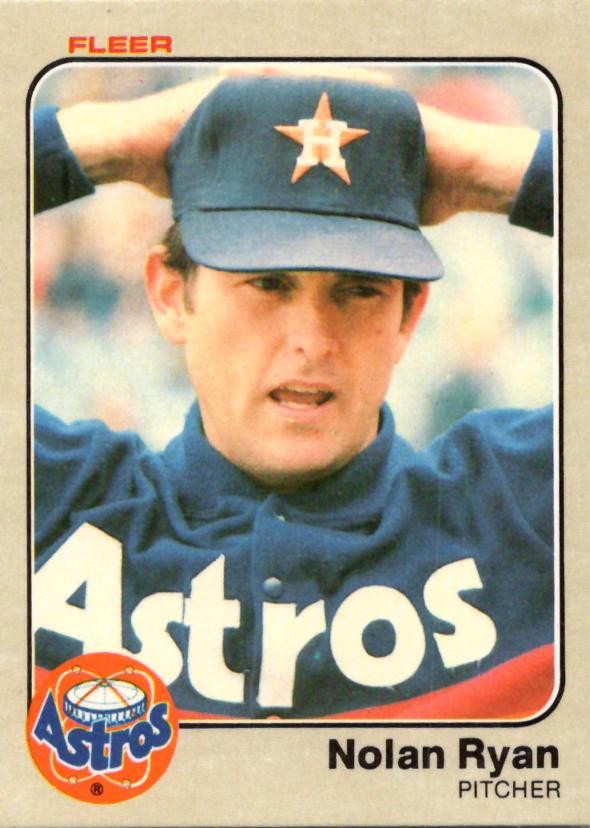 1983 Fleer #463 Nolan Ryan