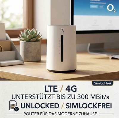 O2 HomeSpot LTE 4G WLAN Wifi Router Mobiler Hotspot Frei für alle Anbieter 5 GHZ