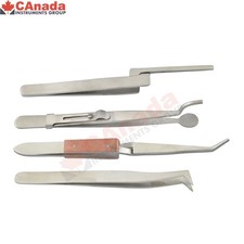 Professional Jewelry Making Tools Kit Repair Beading Soldering Tweezers Forceps