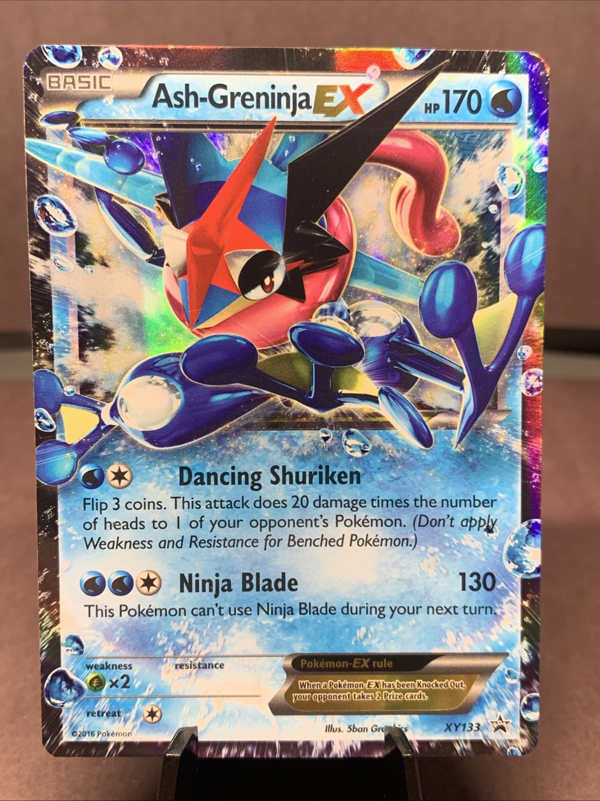 Pokemon TCG Ash-Greninja EX Holo Promo XY Promos XY133 NM-