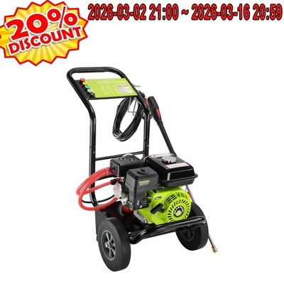 #ad Gas Pressure Washer Gas Powered Washer 3500 PSI 2.6 GPM 212cc 5 Nozzles Black $257.99