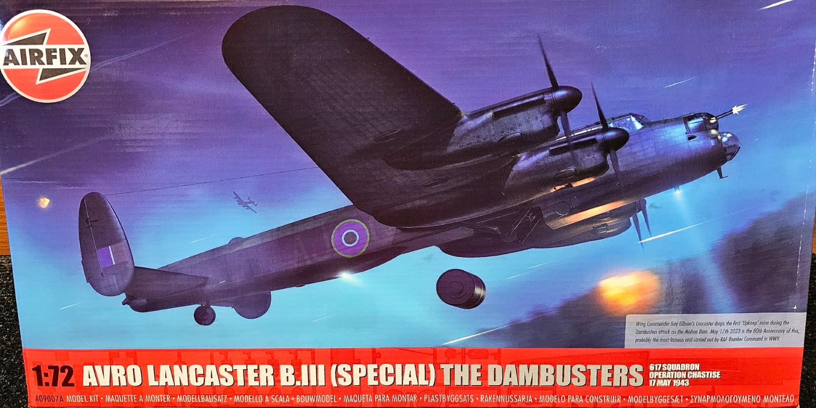 A09007A Airfix 1:72 Scale Avro Lancaster B.III (Special) The Dambusters