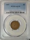 1907 Indian cent, PCGS AU53