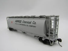 Atlas HO ACF 3-Bay Cylindrical Covered Hopper - SHPX (Agrico) 62212