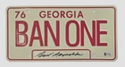 Burt Reynolds Signed Smokey and the Bandit License Plate Ban One Beckett Witness