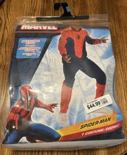 Marvel Spider-Man Complete Costume Adult L 42-44 Hoodie Joggers Cosplay New