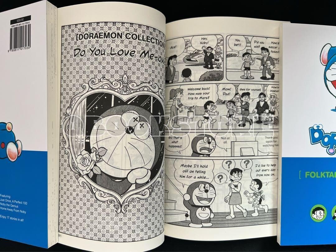 NEW Doraemon Set of 8 Books Collection English Version Manga