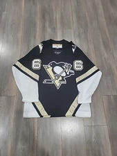 RARE! AUTHENTIC VINTAGE MARIO LEMIEUX PENGUINS JERSEY STARTER MEDIUM CCM KOHO