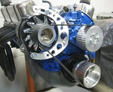 351 Ford Alternator Power Steering Kit-brackets Only For Your Gilmer Belt Kit