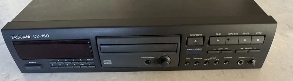 TASCAM CD-160 CD Player 🎶 FOR PARTS - As Is - Power Cord Attached (Not Cut) - Image 2 of 4