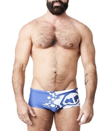 NASTY PIG LOAD SUNGA SWIM BRIEF BLUE SIZE L NWT