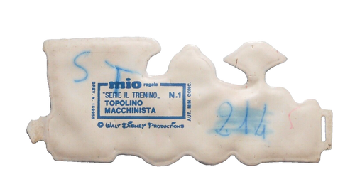 FORMAGGINO MIO LOCATELLI PLASTECO SERIE IL TRENINO N. 1 TOPOLINO WALT DISNEY - Imagen 2 de 3