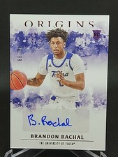 BRANDON RACHAL /99 AUTO 2021-22 Panini Chronicles Draft Origins Tulsa RC ROOKIE