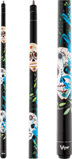 Underground 58" 2-Piece Billiard/Pool Cue, Dia De Los Muertos