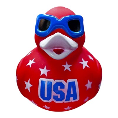 3.5  inch USA   Rubber Jeep Duck   OIIIIIIIO  